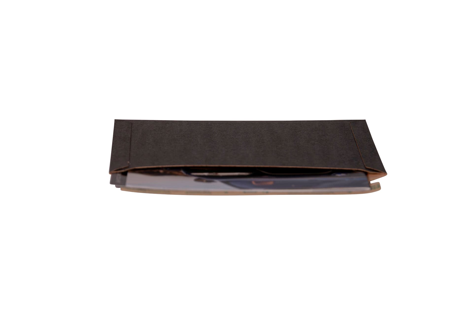 Versandtasche quer C4 schwarz 330x230x30
