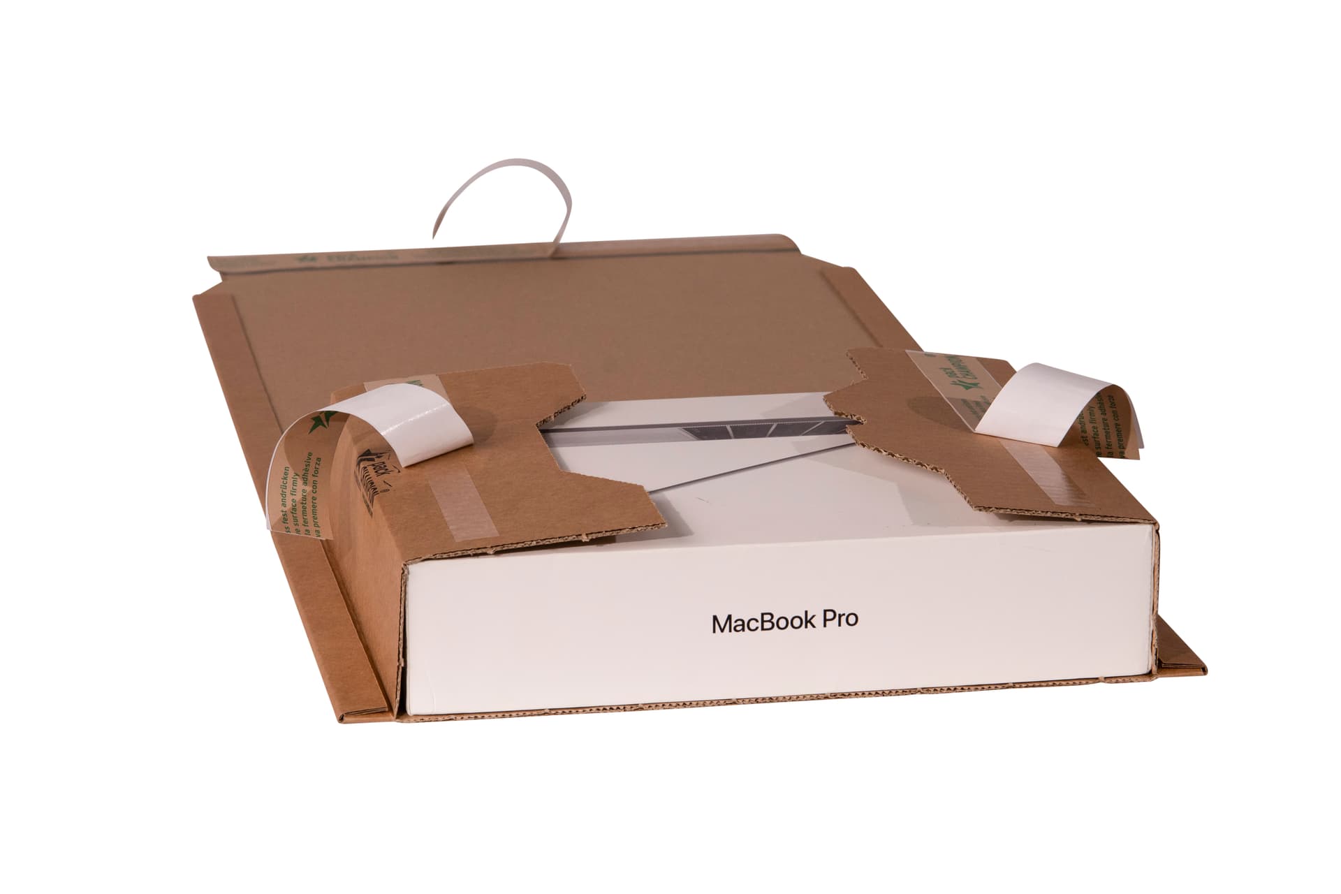 Wickelverpackung DIN A5 wiederverschließbar seitliche Packgutaufnahme 217x155x60